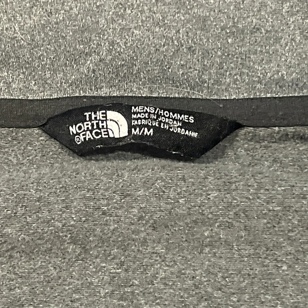 The North Face Full Zip Jacket Mens Medium Gray Stretch 2 Zip Pockets